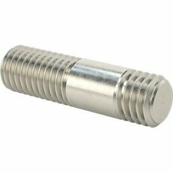 Bsc Preferred 18-8 Stainless Steel Vibration-Resistant Stud Threaded on Both Ends M10 x 1.5 mm Thread 37 mm Long 92386A921